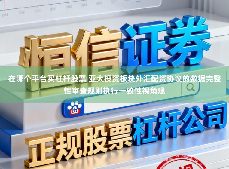 在哪个平台买杠杆股票 亚太投资板块外汇配资协议的数据完整性审查规则执行一致性视角观