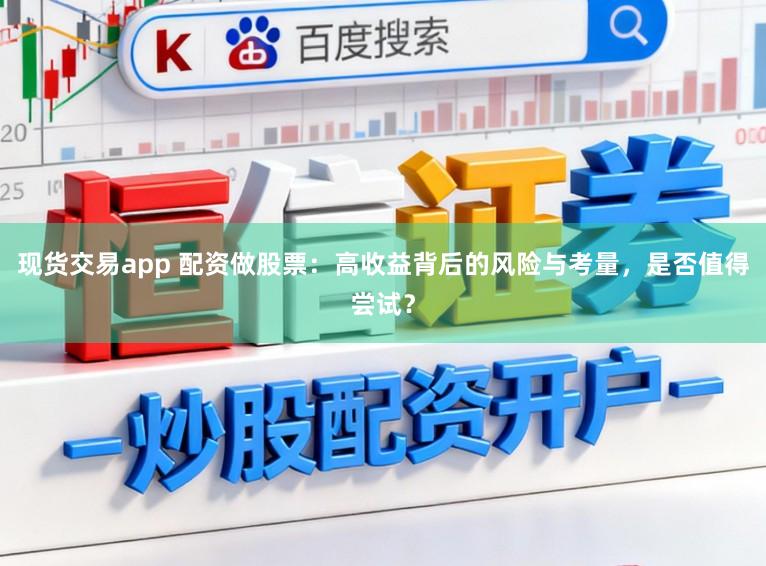 现货交易app 配资做股票：高收益背后的风险与考量，是否值得尝试？